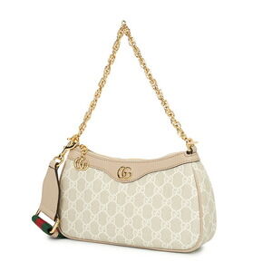 Gucci white Supreme bag GG leather beige shoulder ivory Ophidia